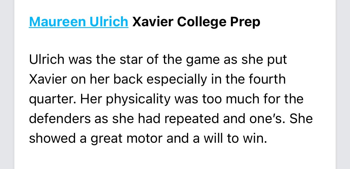 Xavier Prep Basketball (@xavierprepwbb) on Twitter photo Thank you <a href="/PGHArizona/">Prep Girls Hoops Arizona</a> for recognizing <a href="/JasmineOlivar2/">Jasmine Olivar</a> and <a href="/maureen_ulrich/">Mo Ulrich</a>! Two outstanding players in the 2024 class that know how find ways to help their team win!
#GoGators๐ Thank you <a href="/PGHArizona/">Prep Girls Hoops Arizona</a> for recognizing <a href="/JasmineOlivar2/">Jasmine Olivar</a> and <a href="/maureen_ulrich/">Mo Ulrich</a>! Two outstanding players in the 2024 class that know how find ways to help their team win!
#GoGators๐