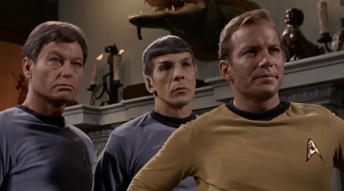 SubcommanderT's tweet photo. #BuildingTrek Philosophy. Like an individual, Star Trek’s philosophy changed as it grew older. TOS is full of the youthful desire to overcome challenges, improve yourself and face the unknown. Later it would focus on loving your family and finding peace. I like both. @ShelfNerds https://t.co/U9ZSkmbZZ5