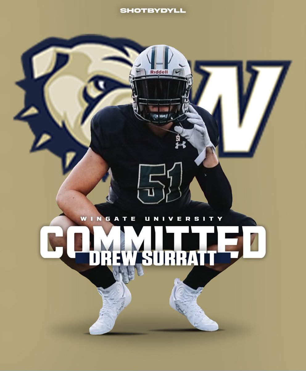 I’m Fully COMMITTED to Wingate University… Ready to work‼️ #4pop #OneDog @Coach_Long51 @Reich_WingateFB @ShaedonMeadors @CoachCarlJohnso @RBGatorFootball @CoachBHardin @CoachJReynolds @CoachJ_Williams