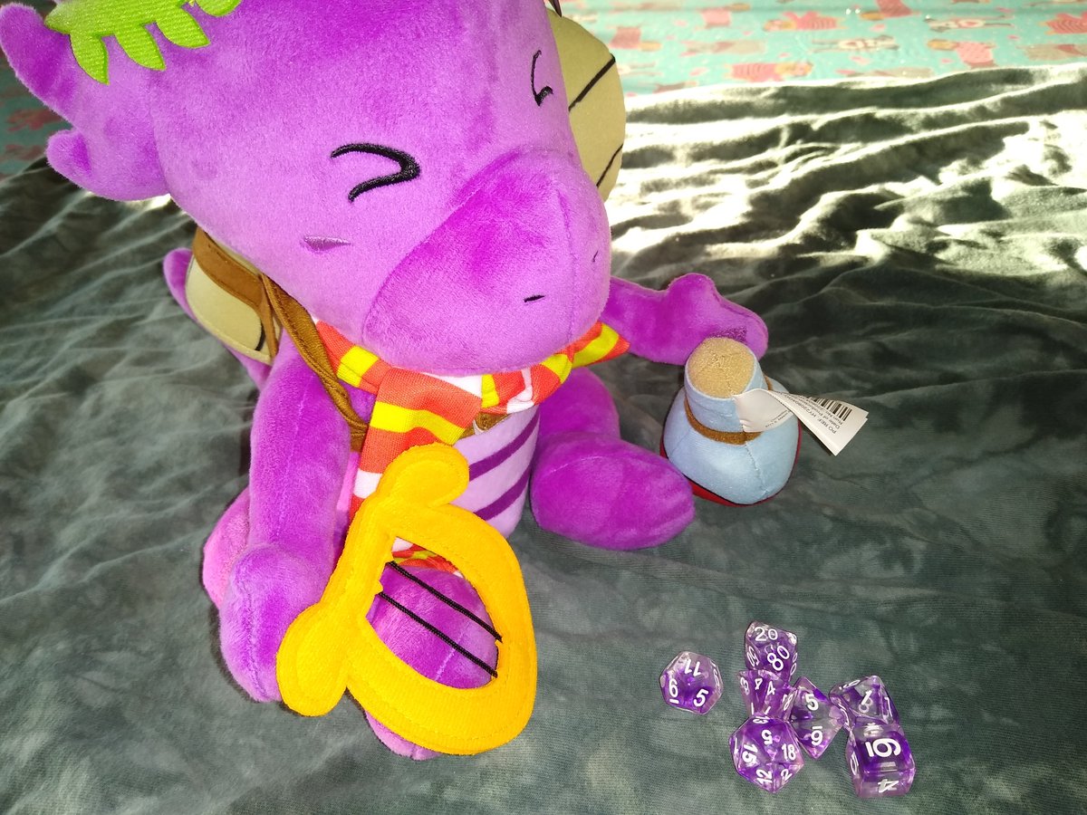 CarumSarene's tweet image. Happy to have received my kobold plush!! @gallantgoblin #koboldplush

P.S: My kobold&apos;s backpack came with an extra key. I though Coda was a bard, not a rogue. 😛