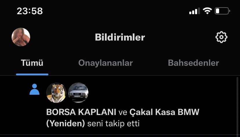 diger takipcileri engellememin sebebi sadece bu iki twitter lordunun takipcim olmasini istedigimdendir 🙏🏻