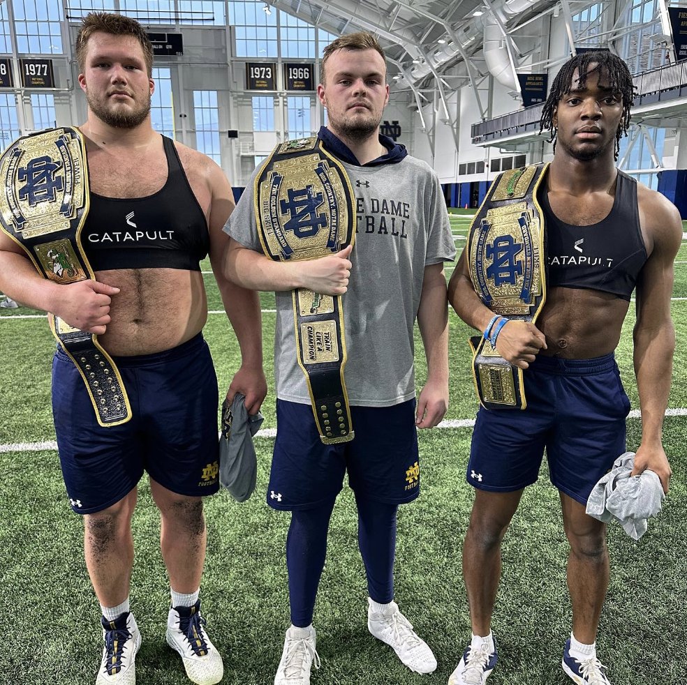 Grind szn ☘️ h/t Notre Dame Football