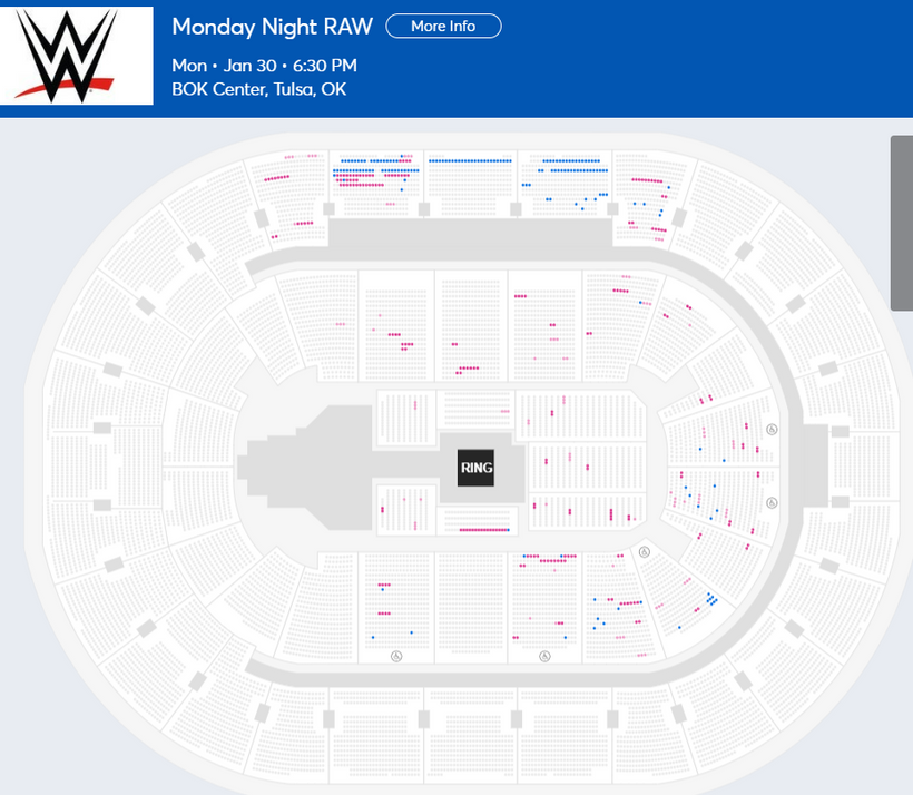 WrestleTix on Twitter "Monday Night RAW Mon • Jan 30 • 630 PM BOK