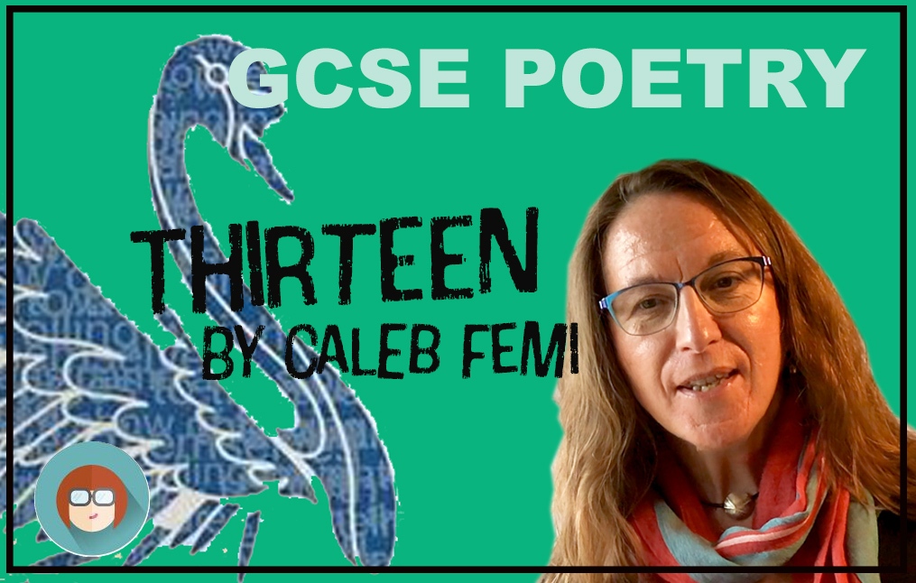 Our most recent upload:  an analysis of Caleb Femi's Thirteen.  A great resource for homework or for introducing the poem in class  youtu.be/EzC6SVGAufM  #13 #poetry #calebfemi #anthology #englishteachers #gcse #growingup