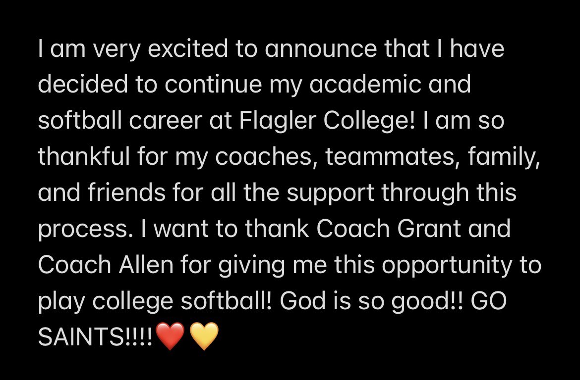 Can’t wait!!!! Go saints!💛❤️ <a href="/FlaglerSoftball/">Flagler Softball</a> <a href="/kayleeallen88/">Kaylee Allen</a> <a href="/GAImpact_Maher/">Georgia Impact - Maher</a>