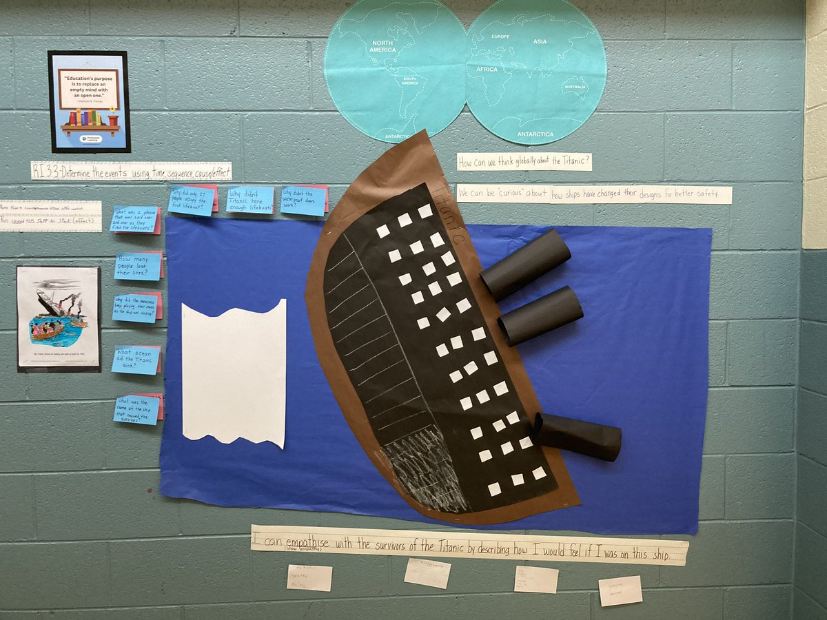 SmartReaders4's tweet image. Showing empathy by putting ourselves in the shoes on the Titanic!@ParticipateLrng, @UnitingOurWorld, #GlobalLeaders