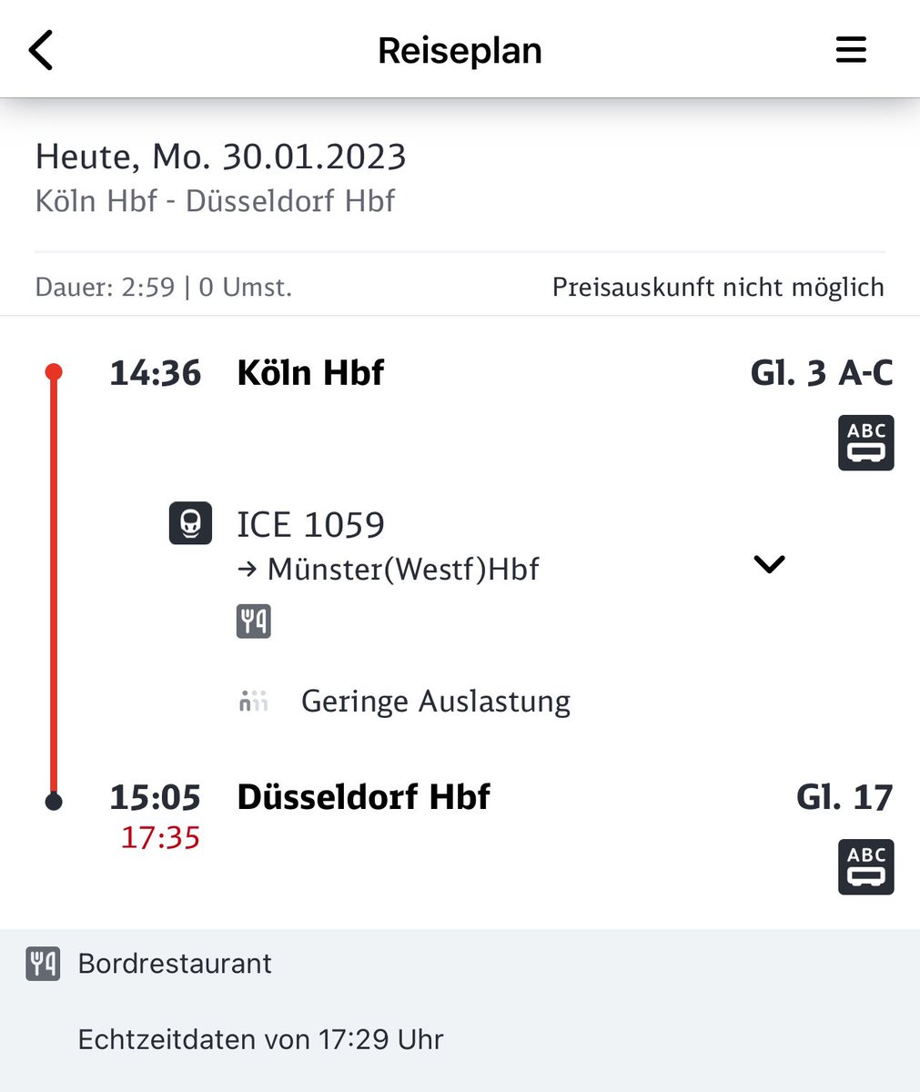 thomas_okos's tweet photo. 🚅 Köln - Düsseldorf in unter 3 Stunden.
#thankyoufortravelingwithdeutschebahn @DB_Bahn @Regio_NRW @DB_Presse @DB_Info #db #deutschebahn https://t.co/AoFPaTVVra