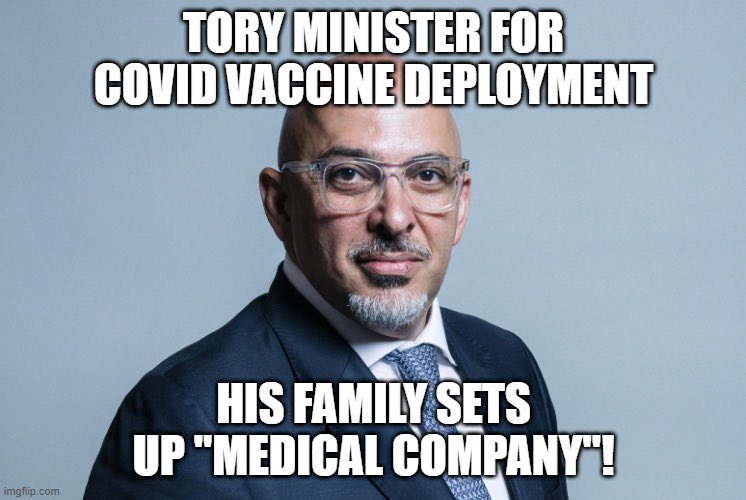 🔴Company with Tory MP Nadhim Zahawi as shareholder given £1m of contracts during Covid pandemic by Government-owned company

◾️When Zahawi was health minister in 2021 contracts worth £1.1m were handed to recruitment firm SThree in which he was £70k shareholder