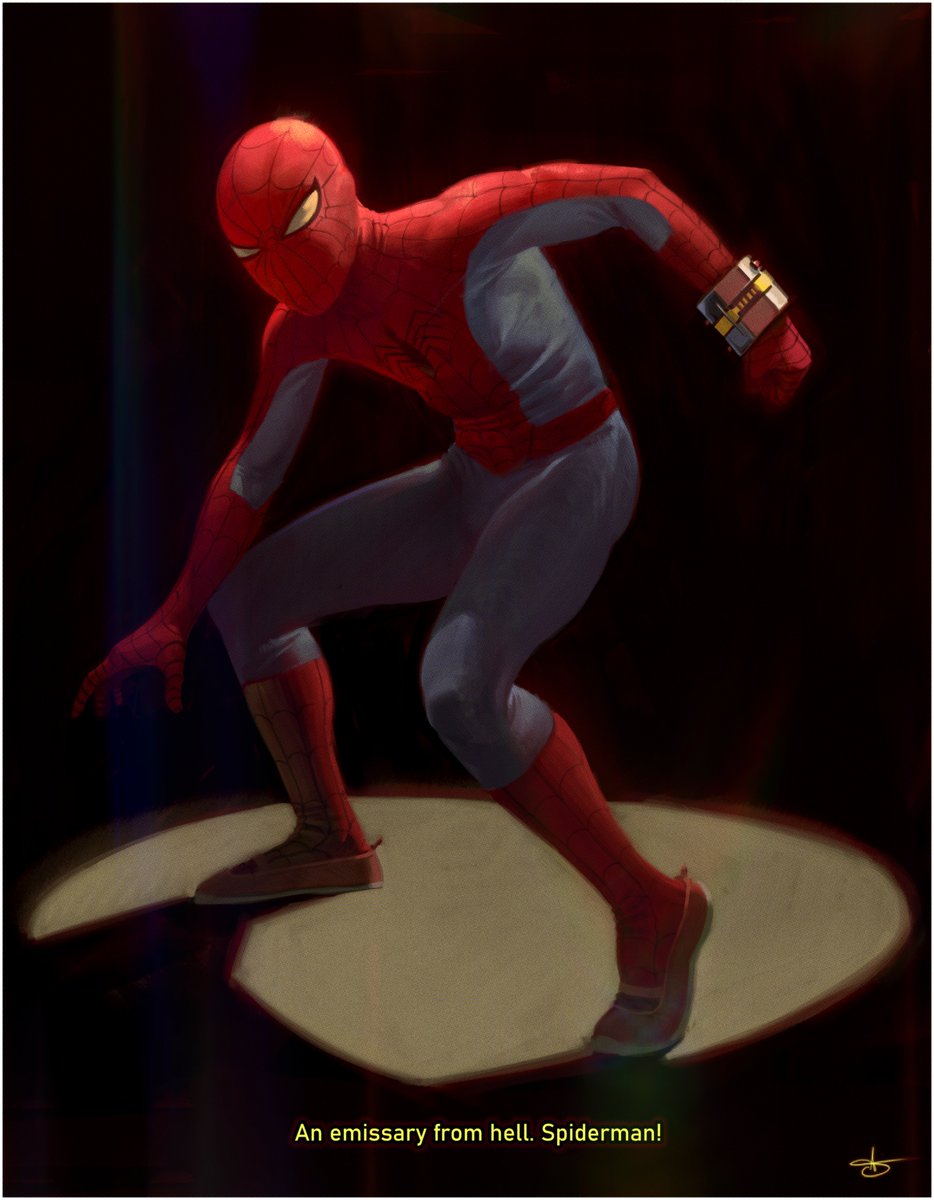 darocka45's tweet photo. Haven't posted anything in a while! I've been getting over COVID and trying to relax. I am feeling better, and now its back on the grind stone. A little Spidey to kick off 2023! #SpiderMan @Marvel @MarvelGames @MarvelStudios #ArtistOnTwitter  #Supaidaman #dailyart #digitalart https://t.co/hS25u1CXM5