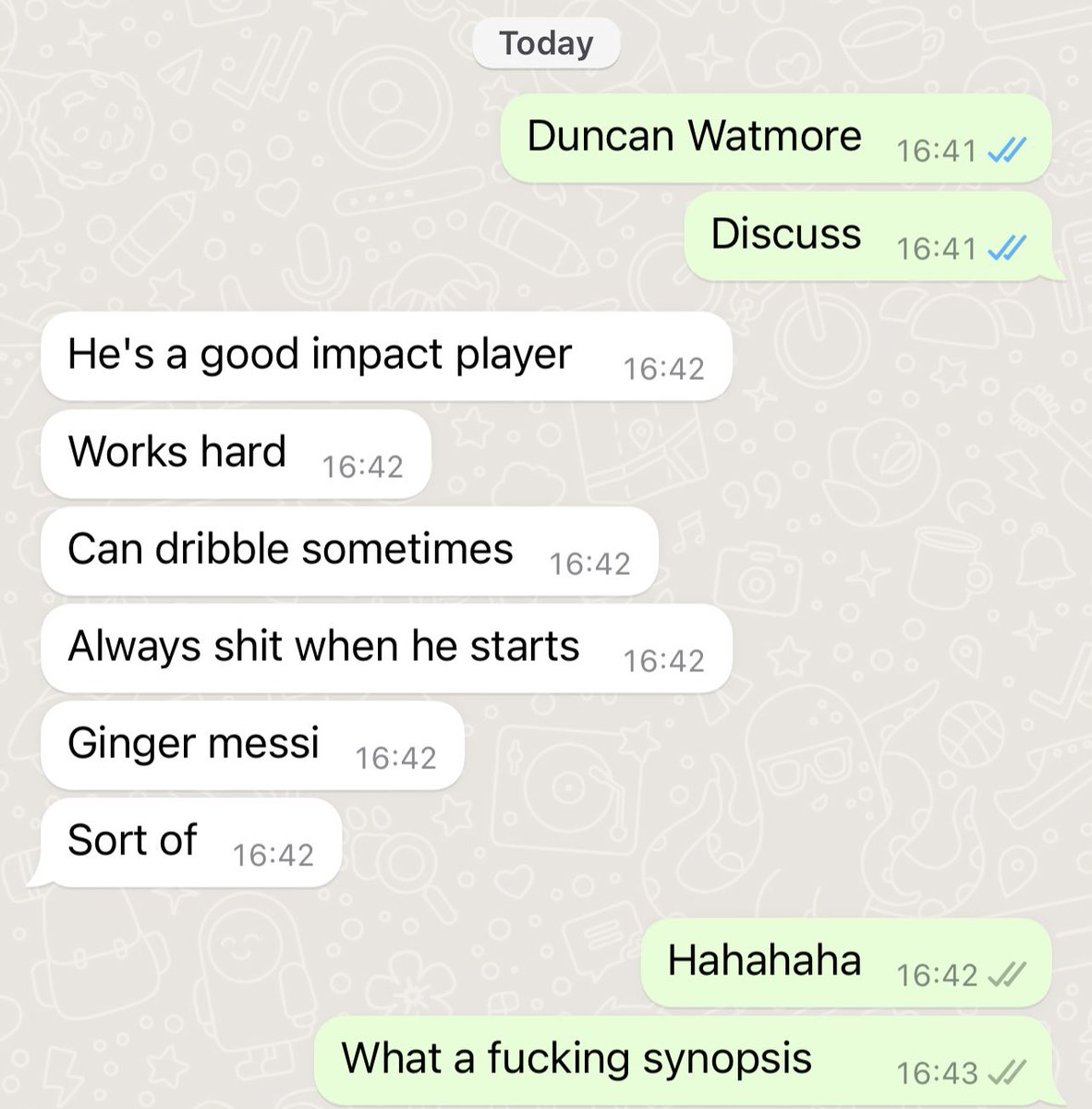 rebelliot1's tweet photo. Asking a Boro friend what Duncan Watmore is like #millwall https://t.co/MudKkUgpoC