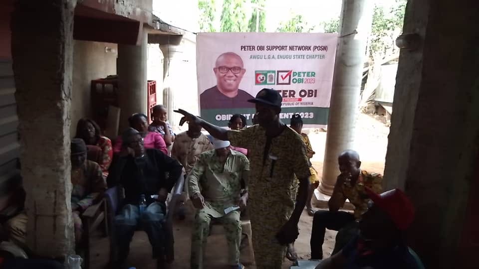 ObiSupport's tweet photo. POSN Sponsor Your Ward Activity for Ugbo/Owelli/Amoli/Ogugu (ward 9) in #Awgu #Enugu State. The LG and Ward Coordinators in attendance
#posn
#peterobifor2023
#enugustate
#OBIdient https://t.co/84O8mafWlU
