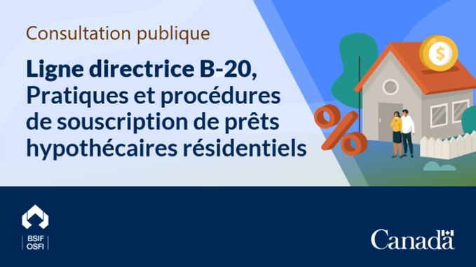 BSIFCanada's tweet image. L'endettement des ménages est une préoccupation.

#ExprimezVous sur les mesures que nous proposons pour faire face aux risques que présentent les prêts #hypothécaires. Envoyez-nous vos commentaires : osfi-bsif.gc.ca/fra/fi-if/rg-r…

#GestionDuRisque