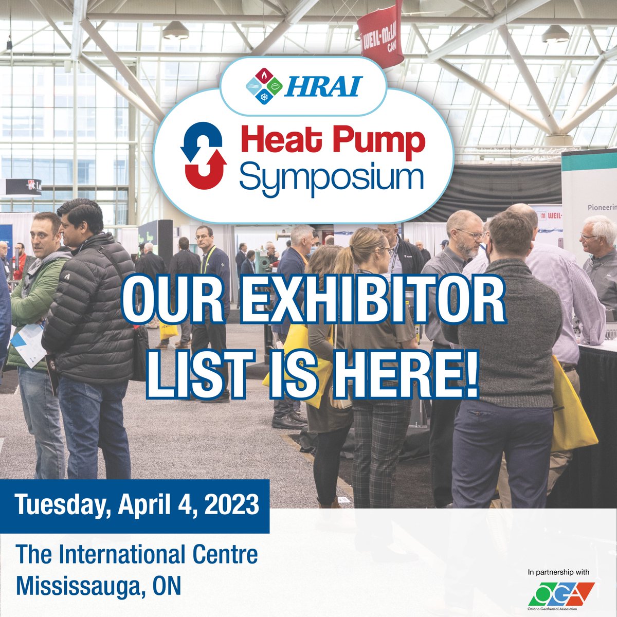 HRAI_Canada's tweet photo. We've got a lot of exhibitors showcasing their products at this year's Heat Pump Symposium, our one-day conference on April 4th. Be sure to book your booth if you’re interested in exhibiting or register to attend! https://t.co/h96lZ4ywQM