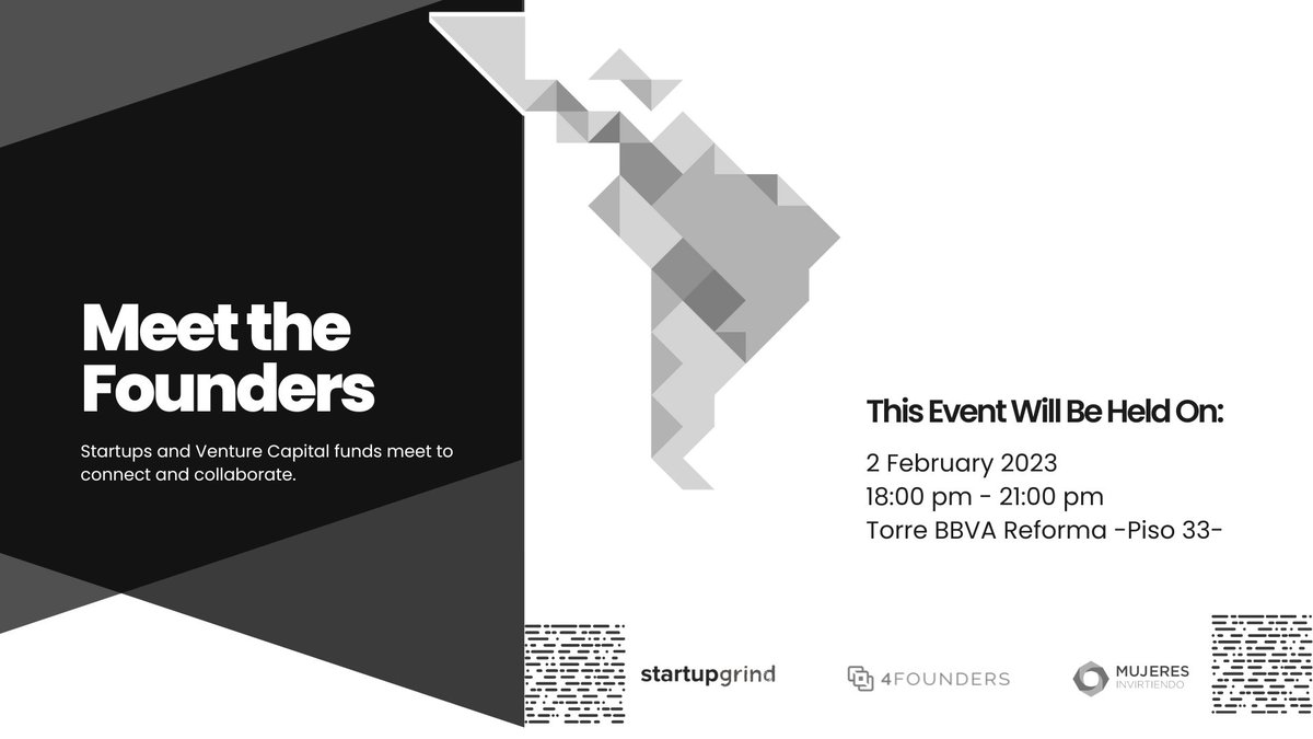 ¿Te gustaría conectar con fondos de Venture Capital? Este Jueves Acompáñanos en nuestro meetup para VC's y Founders.

Nos quedan 10 lugares, asegura tu lugar hoy en:

startupgrind.com/events/details…