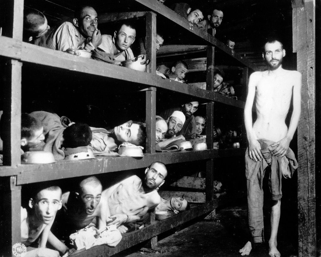 Show us your pics, @IlhanMN. From the way U talk about bigotry and hatred, U’must have some photos like this of innocent Muslim men just randomly rounded up.
#HolocaustRemembrance