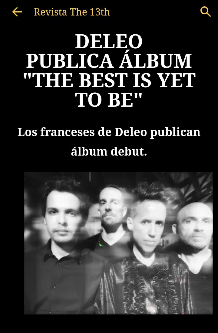 @Deleo_Officiel acaba de lanzar su álbum debut 'Best Is Yet to be'

revistathe13th.blogspot.com/2023/01/lanzam…
