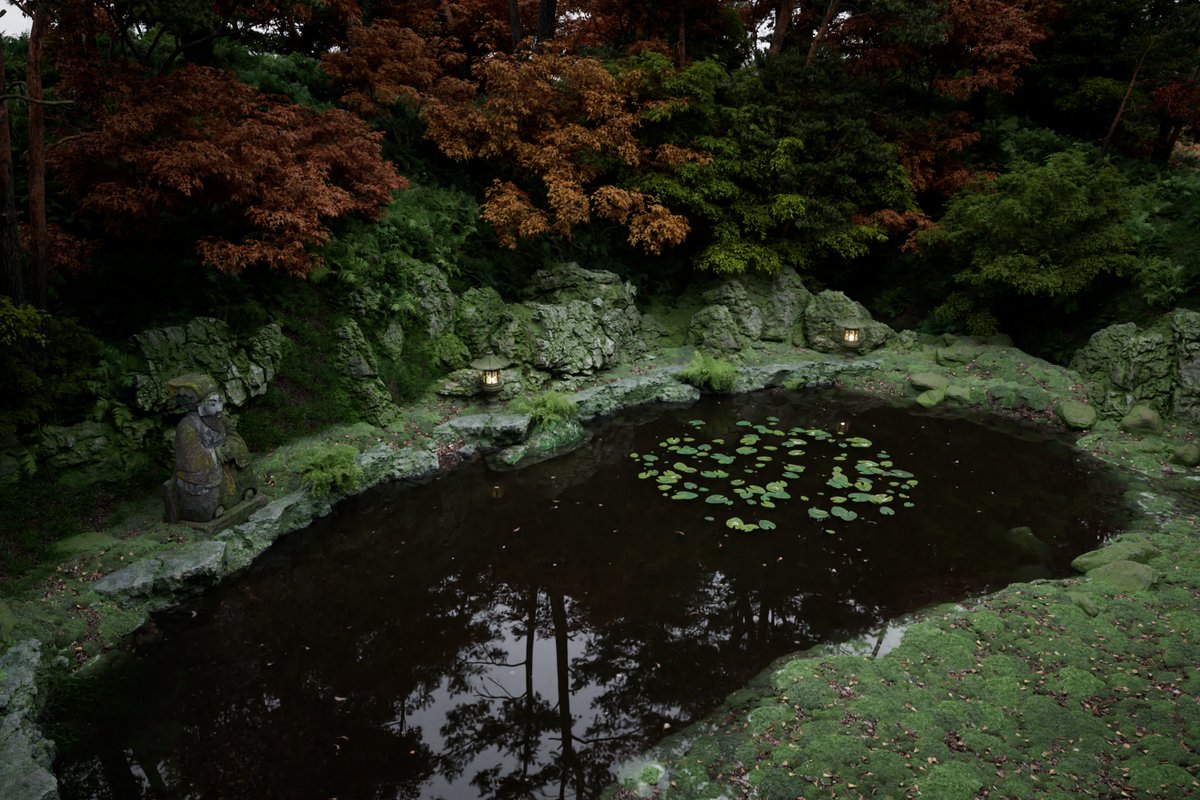 colourature's tweet photo. Lighting &amp; layout tests. WIP. Then on to the smaller details. 

Raw renders using @OTOY Octane https://t.co/wJDZU0T3os