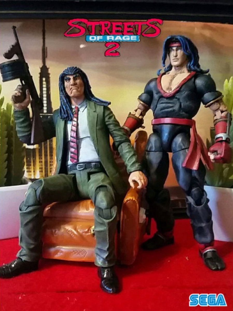 Love these custom figures or nah? #StreetsofRage #CustomFigures #sega #retrogaming #classicgaming