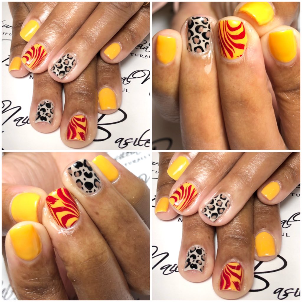 BNNails's tweet photo. BNNails of the Day! Gel polish hands with basic &amp; deluxe designs. https://t.co/0pzeXTGWgn