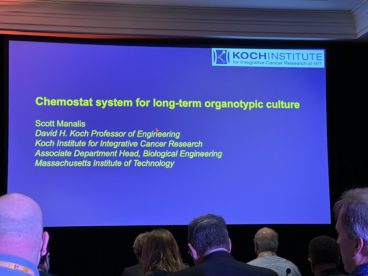 BernardAFox's tweet photo. 1) #Chemostat /can we mimic the gut 4 #organoid culture of #COAD? Creating phys relevant O2 gradient/use 4 histo imaging/cool device! Get mucus production! Flow polarizes cells/+ microbes 🤪 #SU2CSummit2023 @SU2C @lustgartenfdn #FinishCancer https://t.co/Qh9miw3kE5