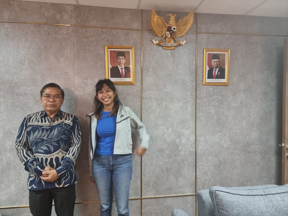 Tadi ngobrol2 sama pak Wamen KLHK