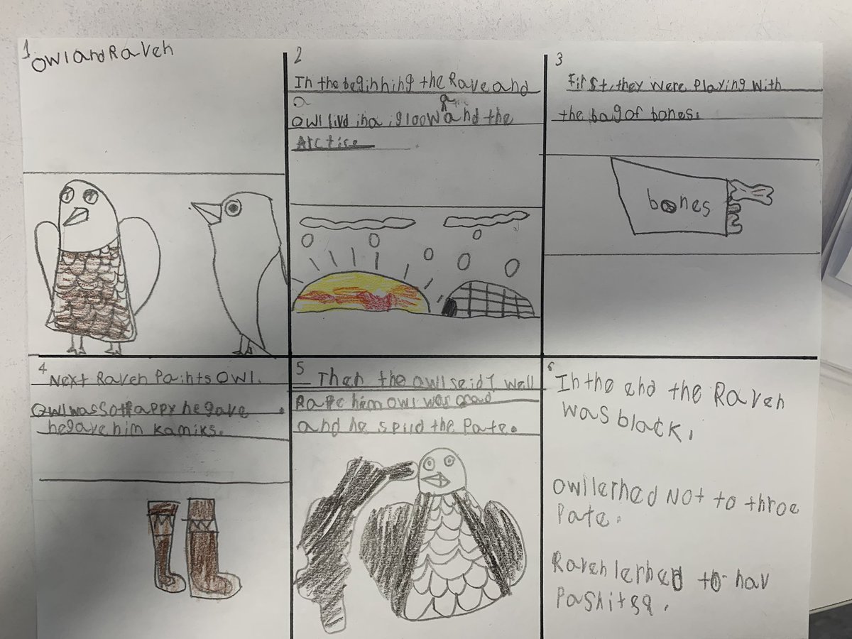 Grade 2 Buffalo Rubbing Stone School CBE tweet media