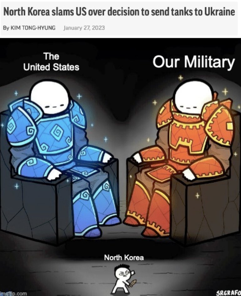 DavisCollegeRep's tweet photo. For this #MemeMonday, we take a look at a quite hilarious headline from over the weekend. Not sure if "slams" is the correct word given the weight the United States carries on the world stage compared to North Korea. https://t.co/HBhGhoc2R3