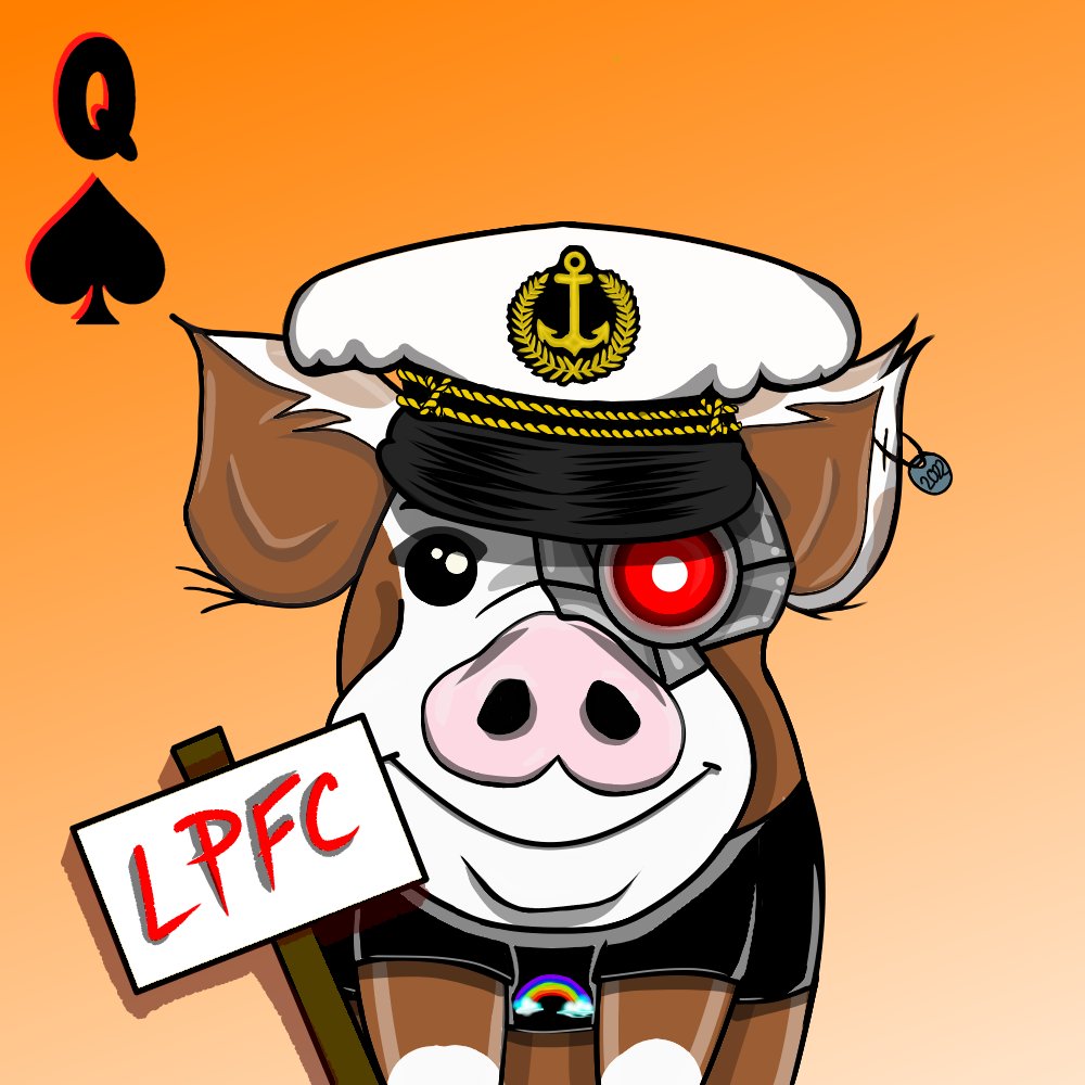SanAntonioNFTs's tweet photo. Which @LPFCNFT  Lid is your favorite?
1. Mowhawks
2. Officer Piggerton Police cap
3. Froggy Cap
4. Captain's hat?
#traits #traitgroups #nft #nfts #nftcommunity #lpfcnft #piggies #pigs #piggy https://t.co/flwMKEfCaJ