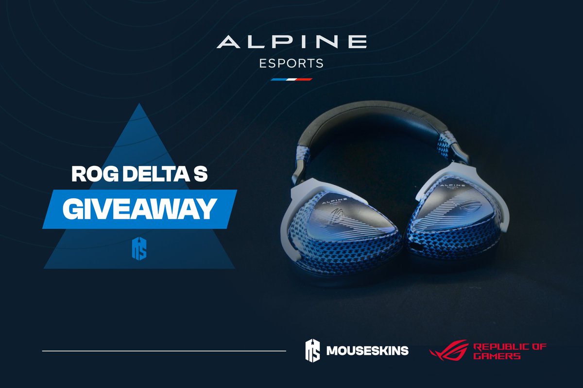 AlpineRacing's tweet image. Last Monday of January! Enter to win one of 24 limited edition @ASUS_ROGUK #AlpineEsports headsets from our partners @Mouseskinsgg 🖱️ Follow @Mouseskinsgg, Like &amp;amp; Retweet to enter!
