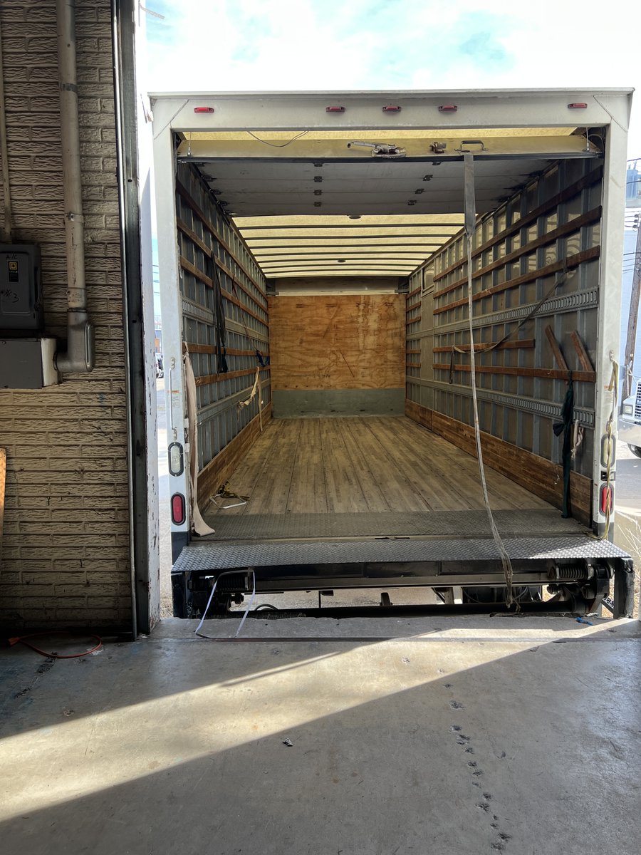 dalfurnbank's tweet image. Is there any sweeter sight than the front of a trailer after a long day of unloading donations..? #warehouselife