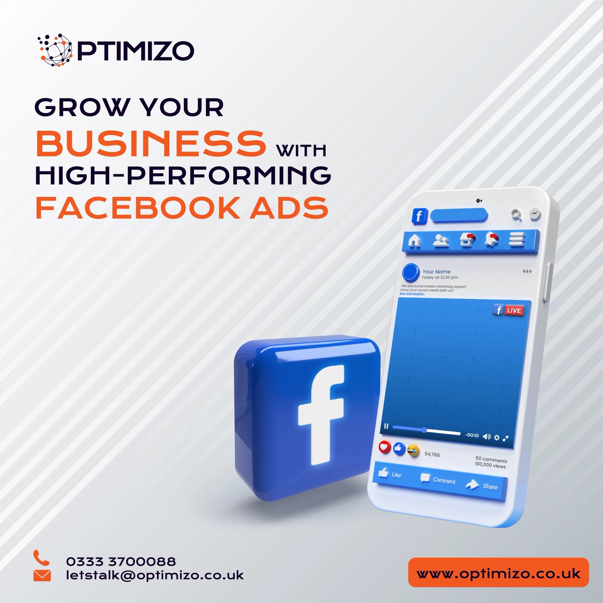 Get your message in front of the right people with our Facebook ad services. Drive conversions, reach your target audience, and grow your business with expert guidance. #facebookads #marketing #businessgrowth