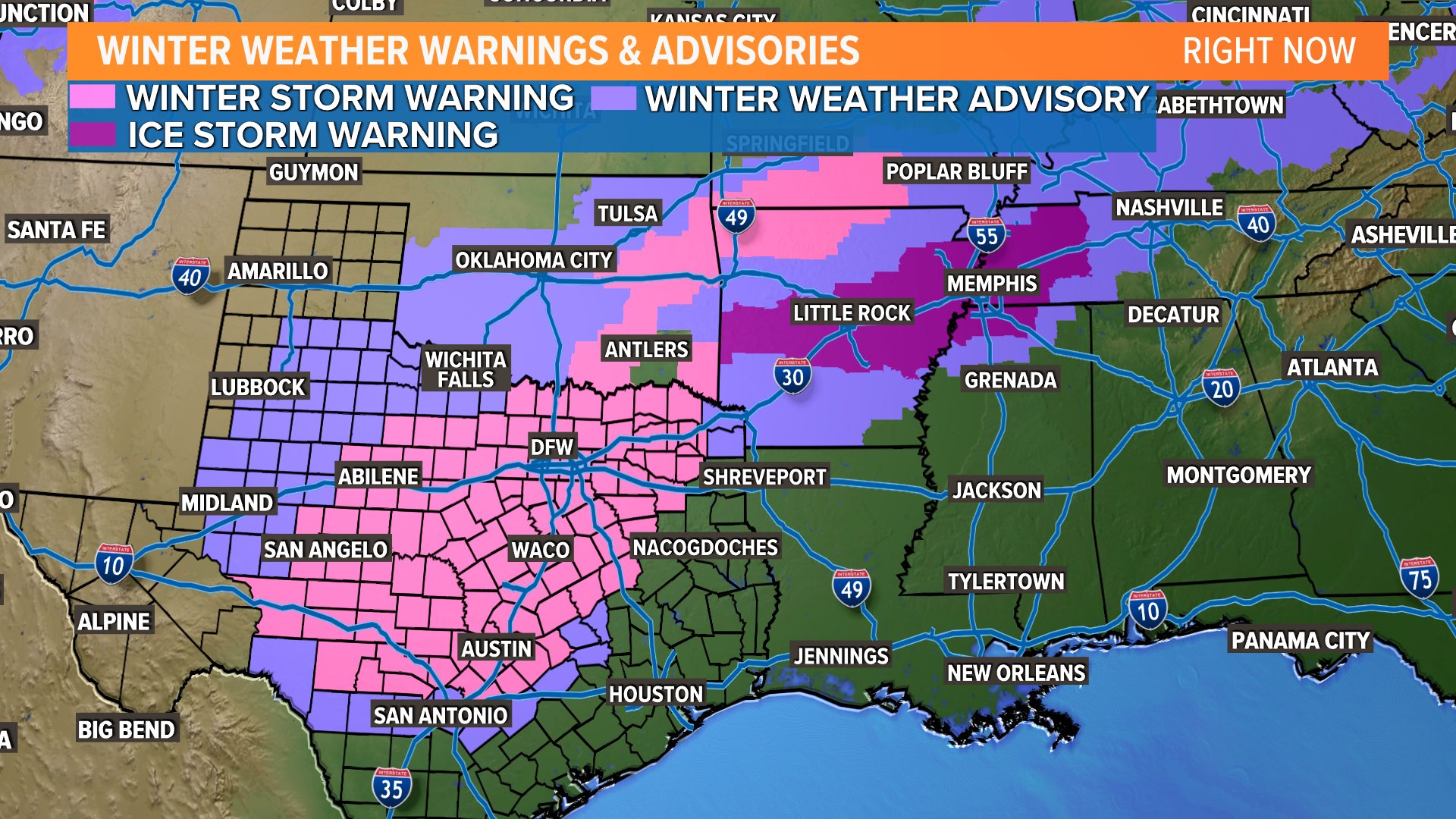 Winter Storm 2025 Warning Texas Evania Nonnah