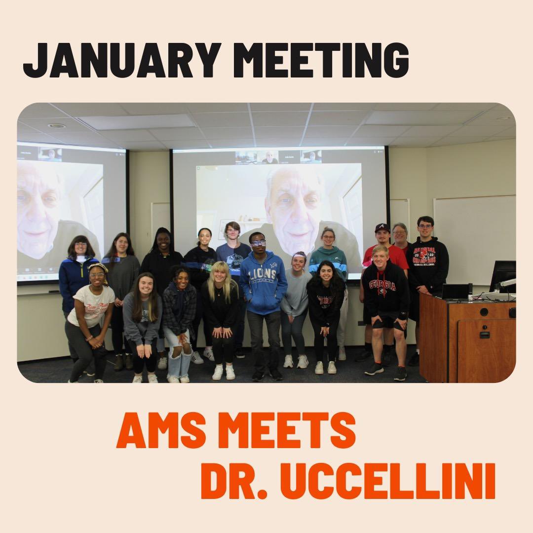 ugaamschapter's tweet photo. We are honored that Dr. Uccellini was able to Zoom in with us last week! Here’s some pictures from the event. https://t.co/s8lLRDU3Mx