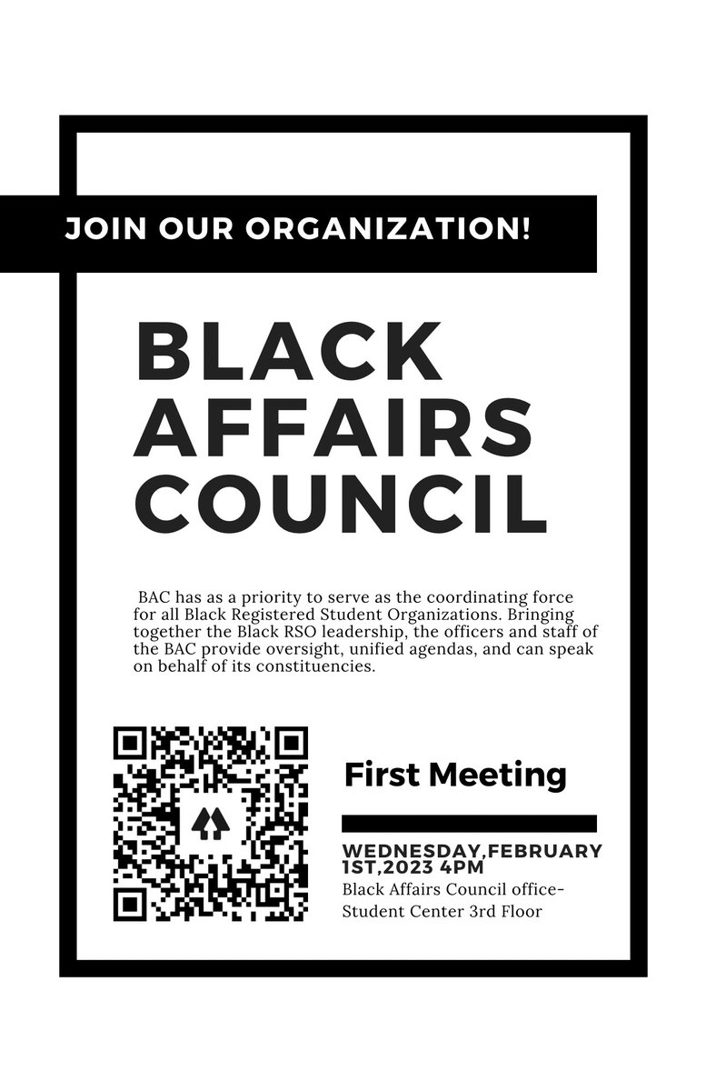 It’s Monday which means it’s time to get back to business 📚 General Member Meeting this Wednesday!