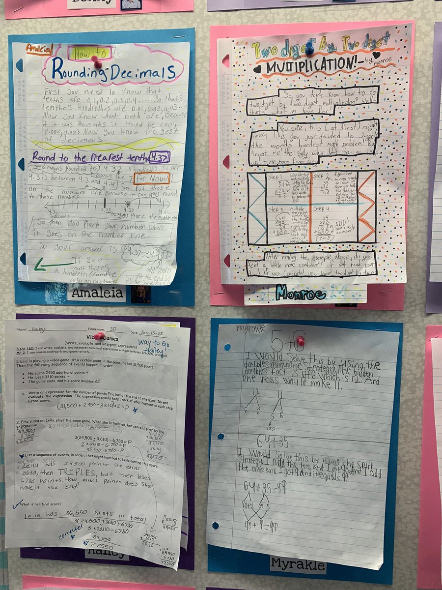 MrSheskeyReads's tweet photo. L👀K at this writing happening and being celebrated in Math Workshop! @GierstonGrade5 #SDWwrites 🧮 ✍️ https://t.co/4NvydN5ijP