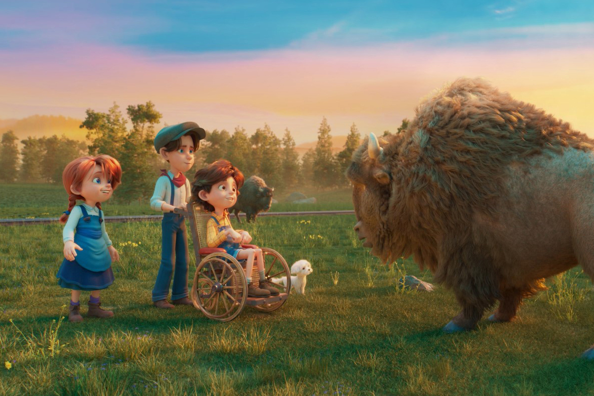 Screendaily's tweet photo. CMG launching EFM sales on ‘Buffalo Kids’, voice cast led by Gemma Arterton, Sean Bean, Stephen Graham (exclusive) https://t.co/y56JYp3mK7 https://t.co/UqimS8XdVb