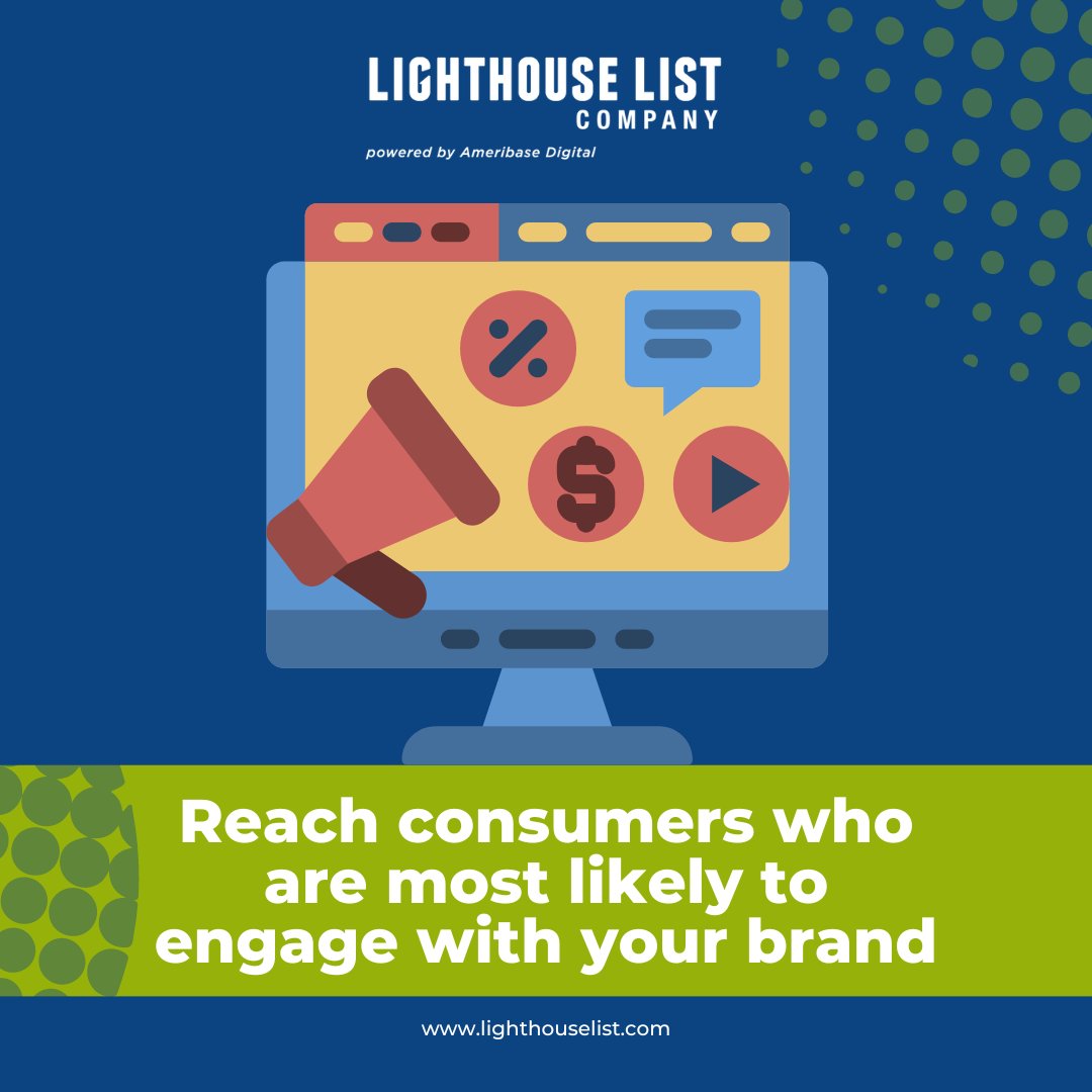 📊 With Lighthouse List, you can target consideration and conversion campaigns to an array of on-demand Online Engager segments.

➡️ Learn more: bit.ly/3uta21j

#ads #business #advertising #marketing
