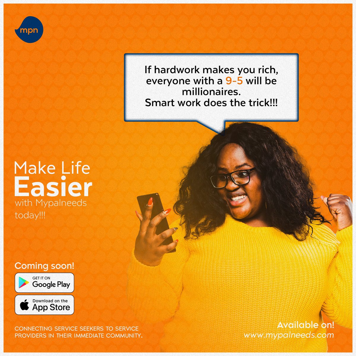 mypalneeds's tweet photo. Starting the week with mypalneeds, is surely the right way to make life easier. https://t.co/JRjUgMmU2l
.
.
.
.
.
.
.
Follow us @officialmypalneeds today!

#workfromhome #freelancer #vocational #college #career #monday #Newweek #africa #picoftheday #technology #love #mypalneeds # https://t.co/dMfST7Gecs