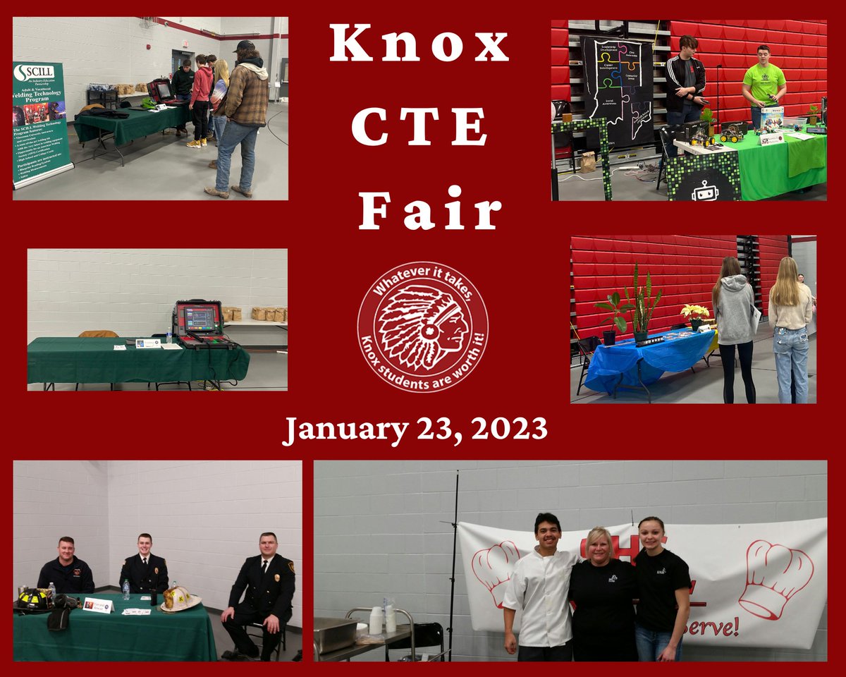 northcentralcte's tweet photo. On Monday, January 23rd, @knox_HS hosted a CTE Fair for area students. Thank you, Sarah Richard and the Knox High School guidance and administrative team, for hosting this outstanding event!

#northcentralcte #cteforall #CTEWorks

https://t.co/muQXOhfmvw https://t.co/EOaTZYMkOF