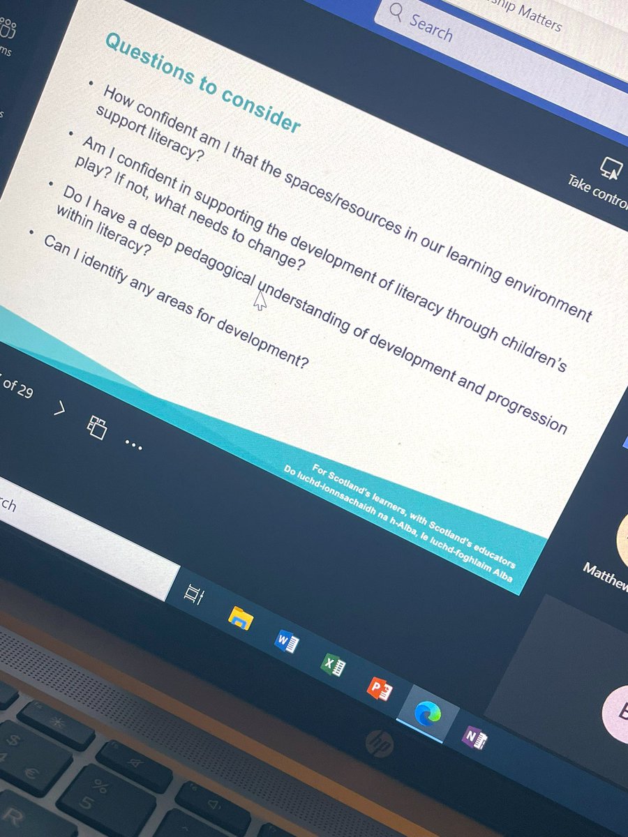 Always enjoy listening to some Play Pedagogy - this time with a literacy focus. Thanks to @SEICollab <a href="/LintonLass/">Catriona Gill</a> 💕