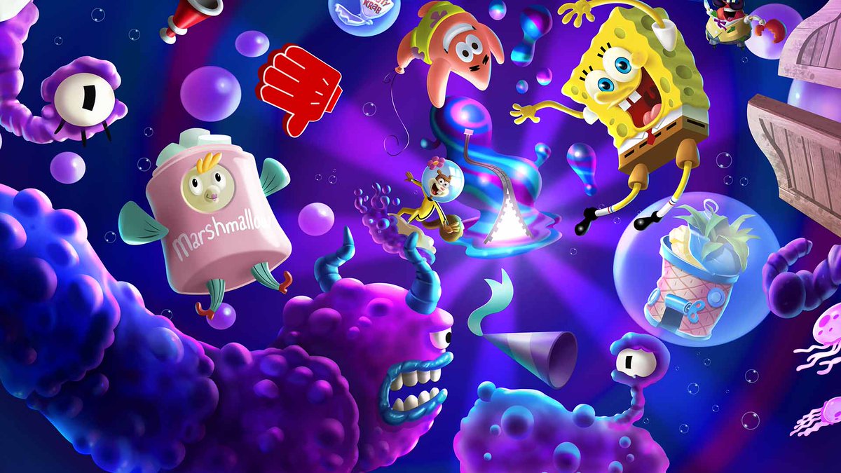 eggplante's tweet photo. SpongeBob SquarePants: The Cosmic Shake Review - https://t.co/Ae0uP9RNiP https://t.co/sjyfnCJtff