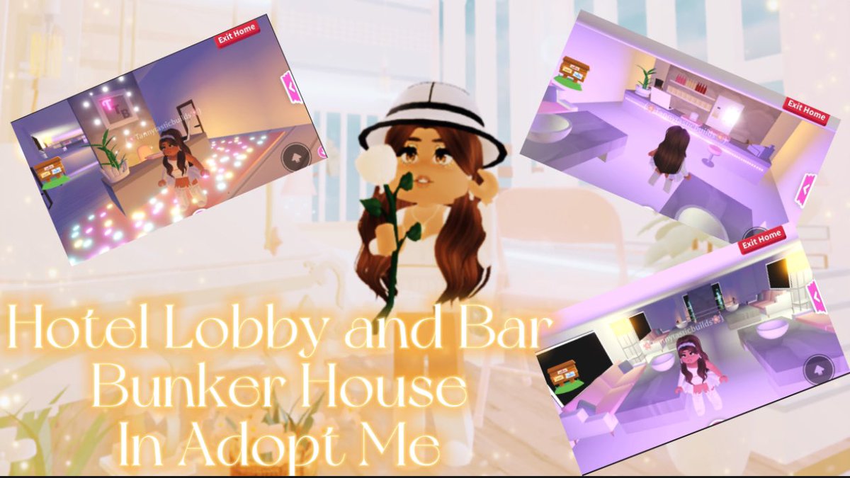 TTBuilds's tweet photo. ✨💖Hotel Lobby and Bar, Bunker House in Adopt Me 💖✨ check out the vid on my YouTube channel https://t.co/GRJL2kPBwe @TannyTasticBuilds or my TikTok @tannytasticbuilds #adoptme #adoptmebuilds #adoptmehousideas https://t.co/zqrHvJGi8Z