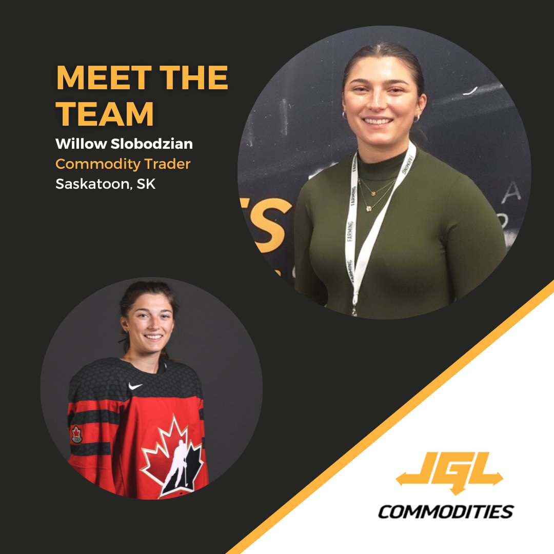 Meet Willow Slobodzian, Trader with JGL Commodities, based out of Saskatoon.
Prior to joining JGL, Willow spent two years working in the farm financial sector as an associate lender. 
If you have grain to market, give the team at JGL Commodities in Saskatoon a call (306) 374-1517