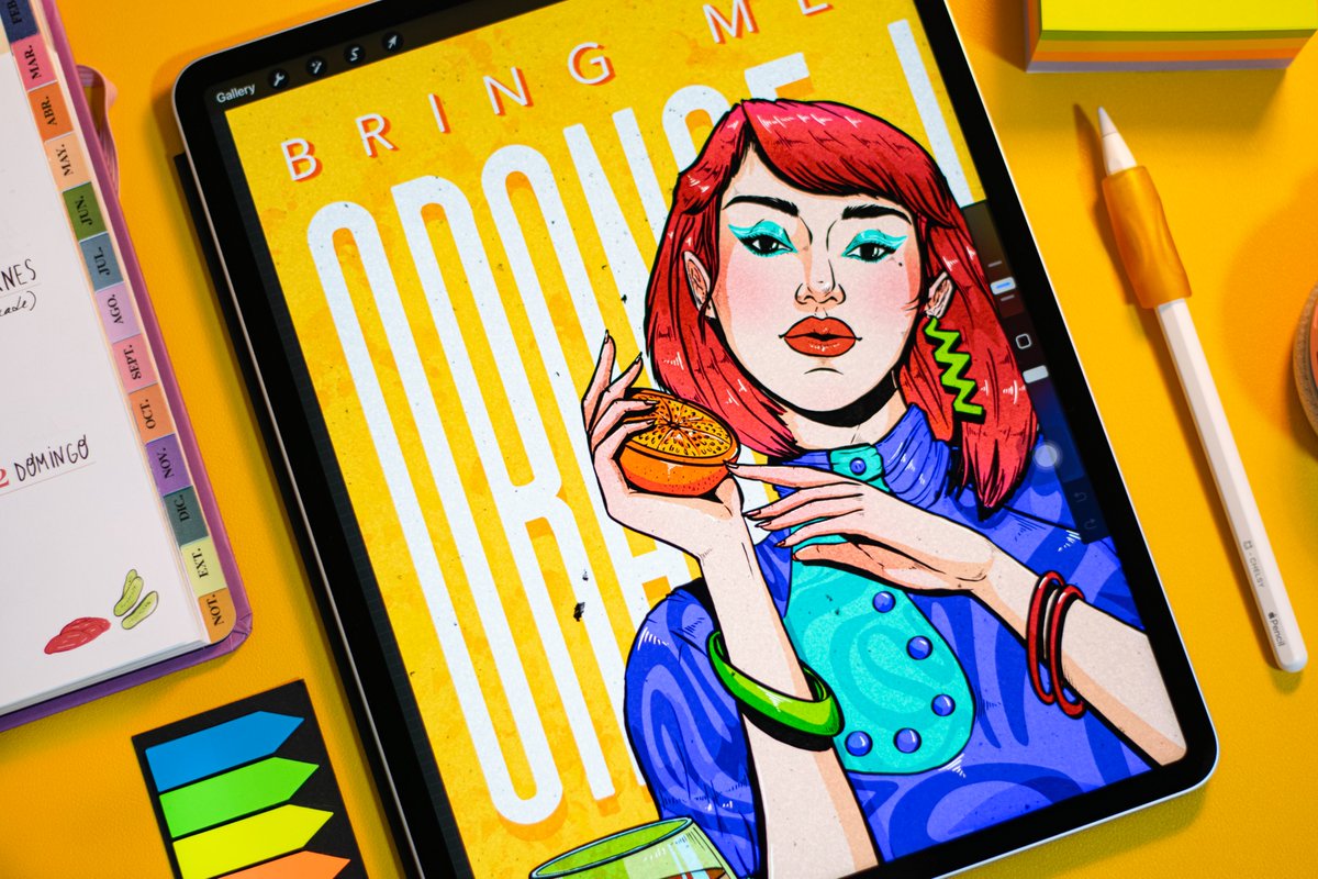 Hello over here! Are you a fan of Orange Juice like me? 🍊🍊🍊

If so rise your hands on the comments 🙋‍♀️✨

#illustrationart #posterdesign #ArtistOnTwitter