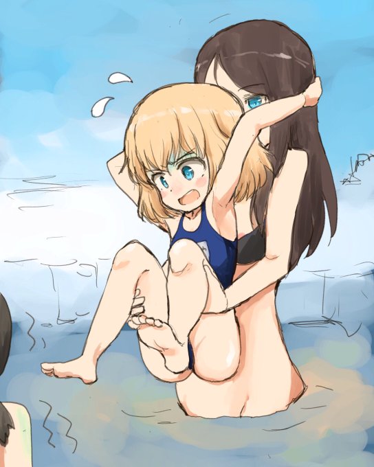 #カチューシャ生誕祭2023 プラウダの冬といえば寒中水泳、のはず「肩までつかって十かぞえてくだサイ」 