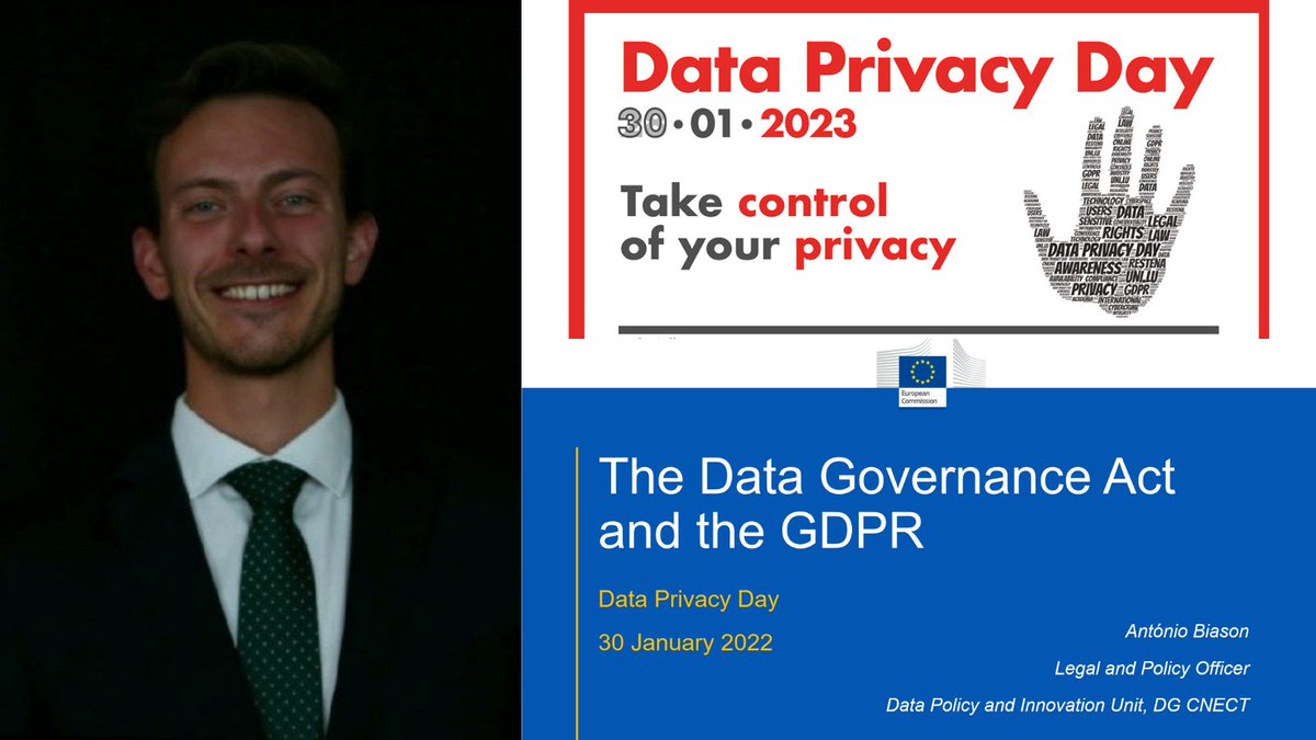 During today's Data Privacy Day event in Esch-Belval António Bisson presented the Data Governance Act (DGA). He examined the DGA's main pillars, next steps, and key interactions with the GDPR, with considerations for data protection experts and DPOs.
#DataPrivacyDay2023
