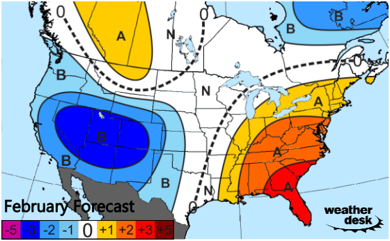 enelyst_'s tweet photo. The latest Feb weather outlook from @Maxar_Weather as posted on enelyst just mins ago. 

Subscribe today to ensure you are getting all the current market intel.

Use Promo Code for 50% off
Full Access: FULLACCESS23 
View Only: VIEWONLY23
https://t.co/I3RsPZMxHW

#natgas #OOTT https://t.co/xnKQiPvxAv