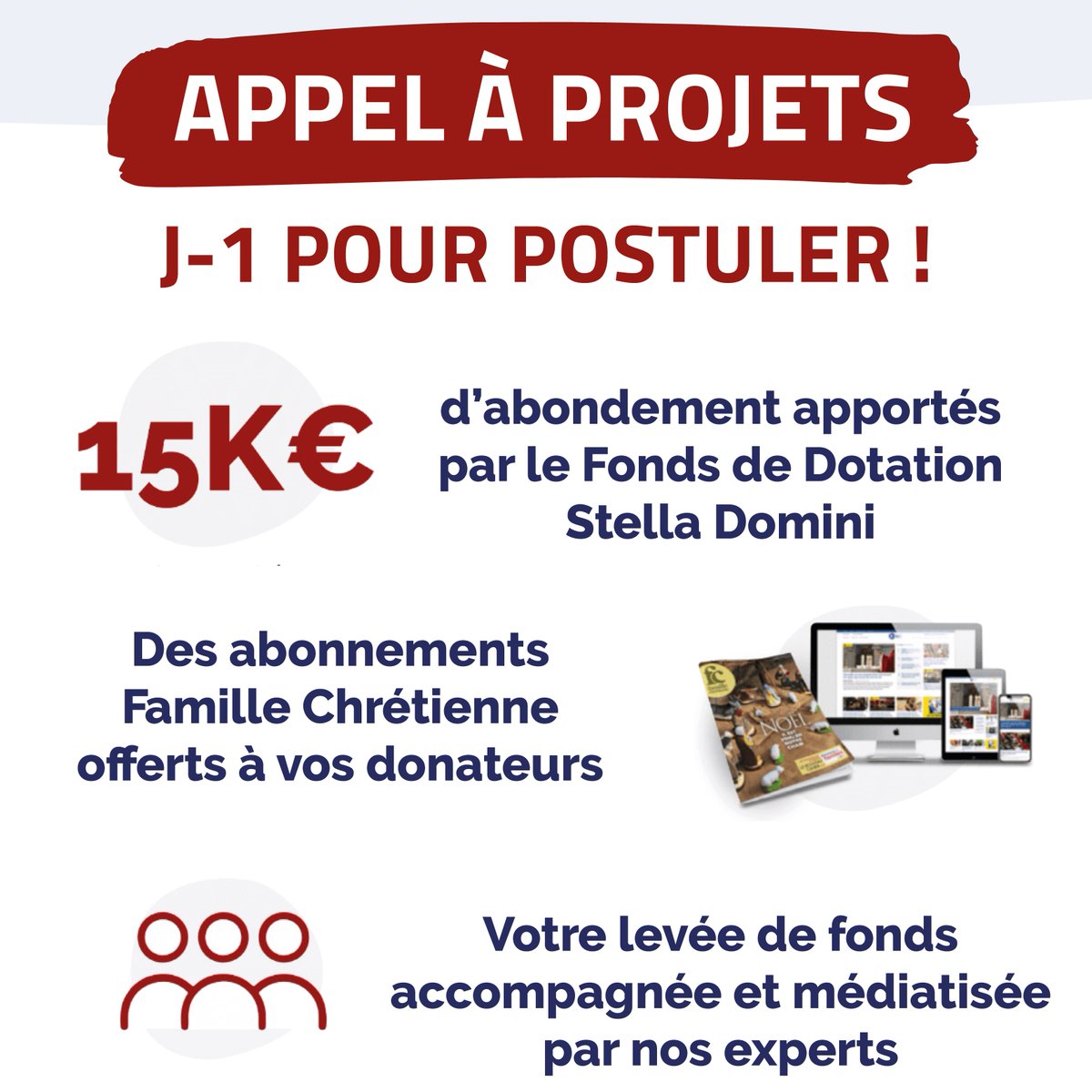 🚨 APPEL À PROJETS 2023 : Fin des votes ce mardi 31 janvier à 23h59 ! 📣

Notre appel à projets se termine bientôt : vous avez encore quelques heures pour proposer votre association :
share.hsforms.com/1lPbjoUwKRH2m6…

Merci aux nombreux participants qui ont déjà soumis leur projet !