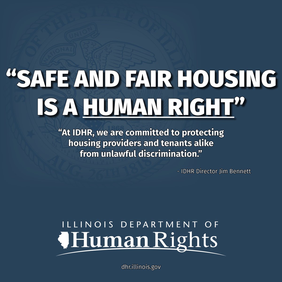 We are proud to release our 'Guidebook on Fair Housing Implications of Nuisance and Crime-Free Ordinances' in partnership with @FairHousingCLC  @uiclaw. View and download the full guidebook and press release here: dhr.illinois.gov/publications/g…