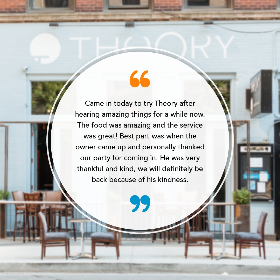 Thank you, James, for trying out Theory! 😎 When you walk into Theory, you become a part of our family.

Thank you for your kind review, and we are so happy to hear you had a great experience at our house. Hope to see you again soon!